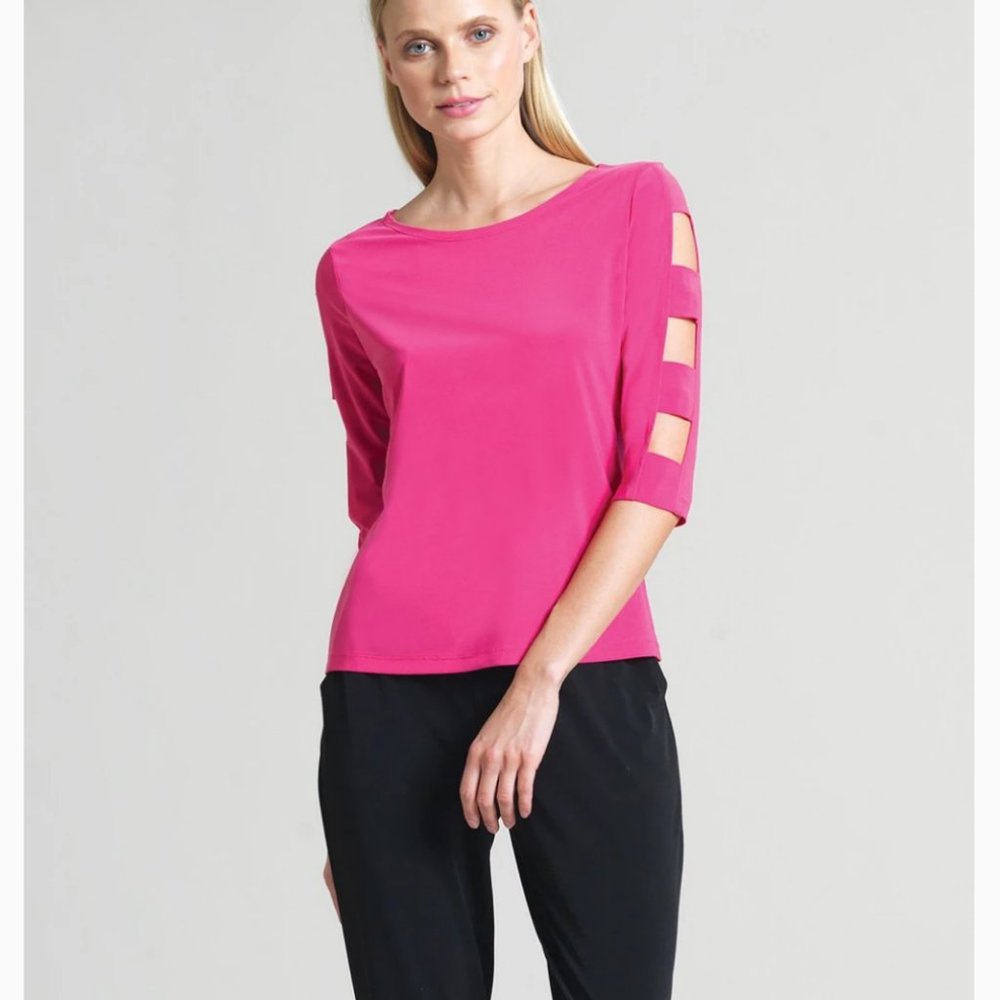 Clara Sunwoo Ladder Sleeve Top - Picture 1 of 3